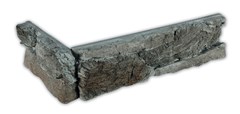 VASPO STONE - Obkladový kámen Skála zvrásněná antracit - rohový prvek